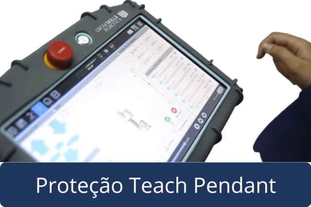 Banner Proteção Teach Pendant Growskills Robotics